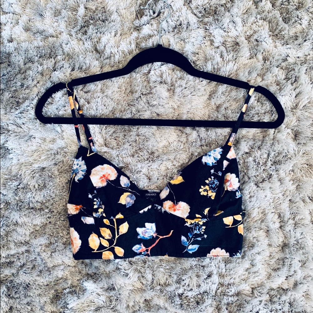 Floral Summer Crop Top